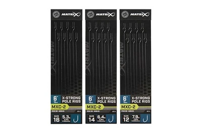 Matrix MXC-2 Pole Rigs 15cm Leader Hooks Tipping Single Hook Rigs  - Image 1 of 4