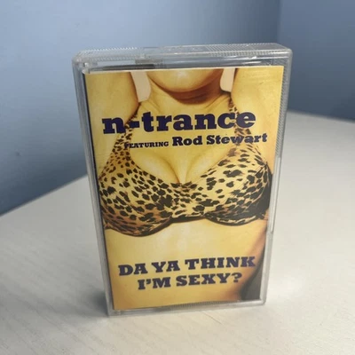 N-Trance Rod Stewart Da Ya Think I'm Sexy 2 track cassette single cassingle - Image 1 of 3