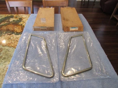 Vint. NOS GM Quarter Window Moldings 1973 1974 Olds Cutlass Supreme Buick Regal - Image 1 of 4