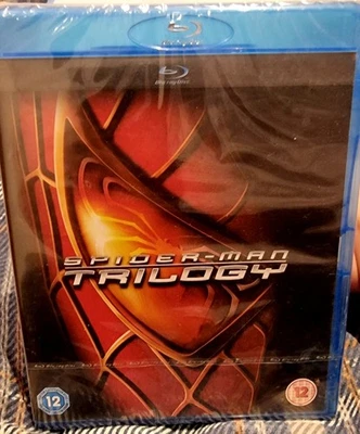 SPIDER MAN TRILOGY 1-3 Blu Ray BOXSET COMPLETE COLLECTION 1 2 3 New Sealed UK R2 - Image 1 of 2