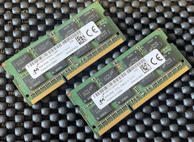 Micron 16GB Kit (2x8GB) 2RX8 PC3L-11-13-F3 SODIMM | P/N MT16KTF1G64HZ-1G6P1 - Image 1 of 4