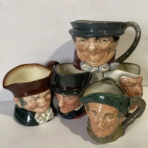 Lotto Avvocato Inghilterra Royal Doulton Personaggio Toby Jugs Charlie Mac Weller Peel - Foto 1 di 19