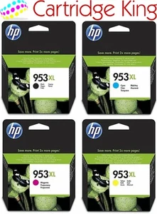Lot HP 953XL noir/jaune/magenta/cyan - Photo 1/6