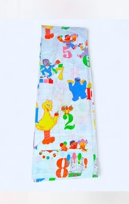 Vintage Sesame Street Numbers Fitted Twin size Flat Sheet - Image 1 of 4