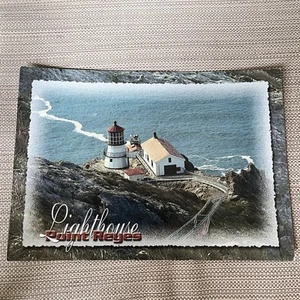 Point Reyes Lighthouse California Postcard Unused Aerial - Picture 1 of 5