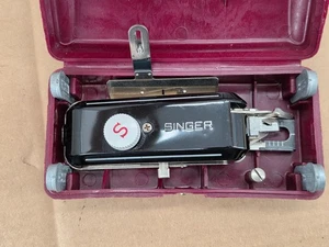 Vintage SINGER Buttonholer #160743 w/ Case  For 301 Models - Picture 1 of 14