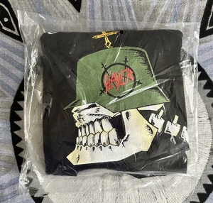 VTG Y2K NOS Slayer Mens Size L Large Slaytanic Wehrmacht Metal Band T Shirt - Picture 1 of 5