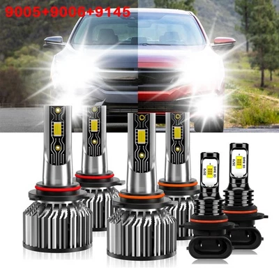 Kits de faros antiniebla LED de haz alto bajo para Honda Civic Sedán 2006-2015 Foto 1 de 4