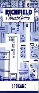 Richfield Road Map 1956: Spokane NOS - Bild 1 von 1