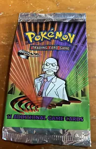 Pokemon Gym Challenge Empty Booster Pack Blaine #4PT - Picture 1 of 3