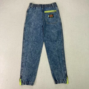 Vintage Levis Sport Jeans Acid Wash Hip Hop Jogger Denim Boys M 12/14 80s 90s - Picture 1 of 12