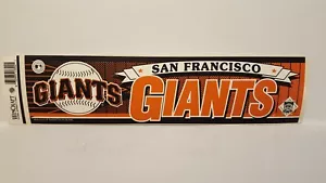 Tira de calcomanía vintage de equipo SAN FRANCISCO GIANTS #2 (1990) - Imagen 1 de 1