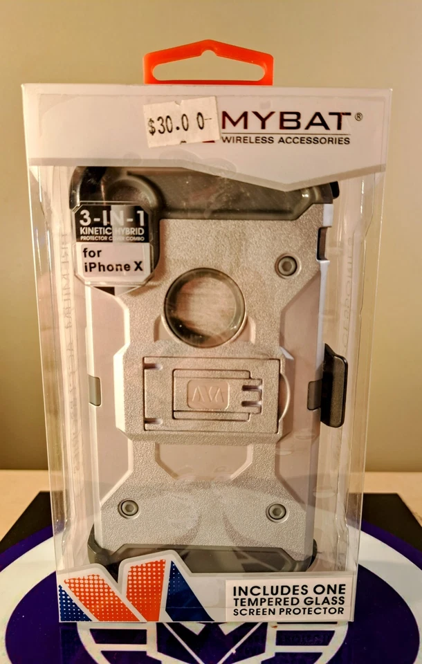 MYBAT 3-IN-1 KINETIC HYBRID APPLE IPHONE X CELL PHONE CASE PROTECTOR - Image 1 of 1
