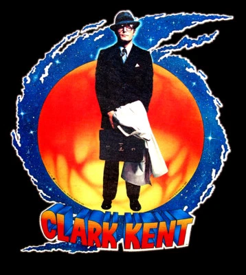 70s Superman Christopher Reeve Clark Kent '78 movie DC Comic VTG t-shirt iron-on - Image 1 of 2