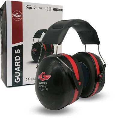 GUARD 5 Kapselgehörschutz für Lärmschutz bei lauten Arbeiten und lauter Arbeitsumgebung
