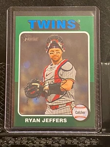 Ryan Jeffers 2024 Topps Heritage High # Green Border  #635 Twins - Picture 1 of 2