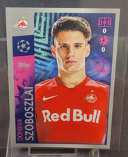 2019-20 Topps UEFA Dominik Szoboszlai Salzburg Rookie Card RC Sticker #412 NM/MT