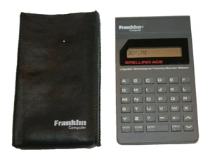 Mini Franklin Spelling Ace SPELL CHECKER Crossword Puzzle Solver Model PS-99-G13 - Picture 1 of 5