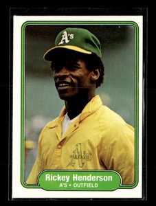 1982 Fleer  Rickey Henderson #92
