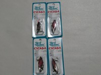 REEF RUNNER CICADA BLADE BAIT LURE 3//8 OZ 1-3//4/" GOLD//GREEN C4-202