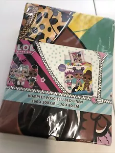 NEW Full/Queen Duvet Cover Pillowcase Glitter set L.O.L. Surprise MGA Cotton - Picture 1 of 6