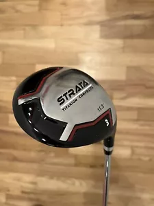 Strata NEW Titanium Composite Golf Driver 3 Regular Flex 15.5 - Right Handed - Picture 1 of 19