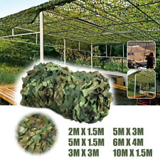 1.5-5M Heavy Duty Army Camouflage Net Camo Netting Cover Outdoor Woodland Hiding