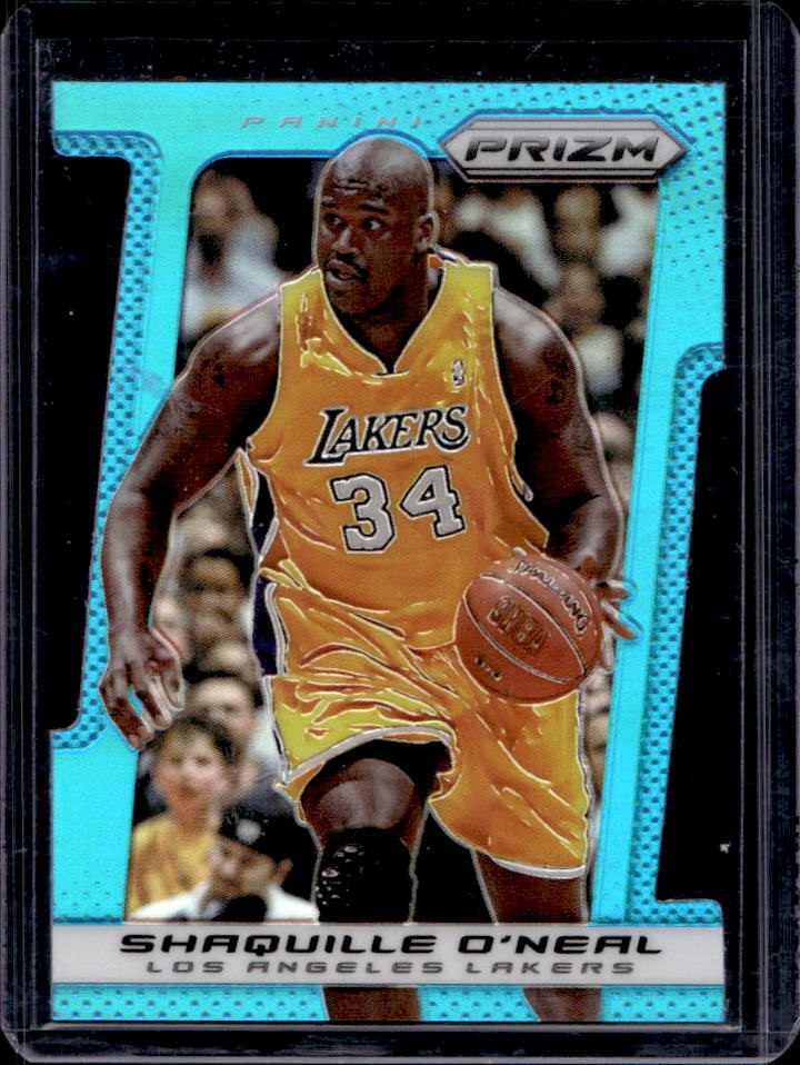 2013-14 Prizm Shaquille O'neal Light Blue Prizm #186/199 Lakers