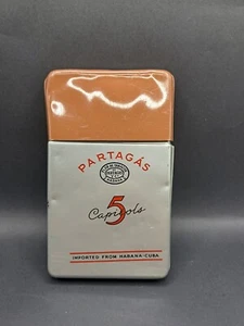 VINTAGE PARTAGAS CAPITOLS CIGAR METAL TIN - Picture 1 of 3