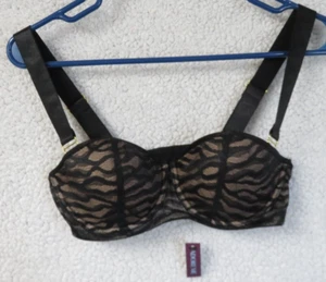 Adore Me Underwire Bra Size 32DD Black MNQ-BR-09069-BAL-JETBLK-32DD 194150209977 - Picture 1 of 11