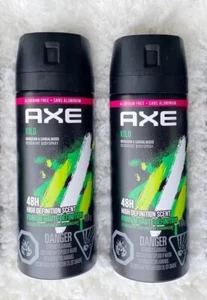 Axe KILO Deodorant Body Spray 4oz Lot Of 2 Mandarin & Sandalwood Discontinued - Picture 1 of 2