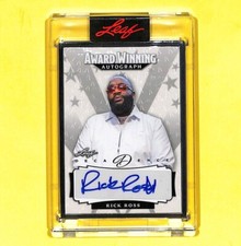 2023 Leaf Decadence Pop Century Rick Ross 2/2 Silver Auto Autograph Card