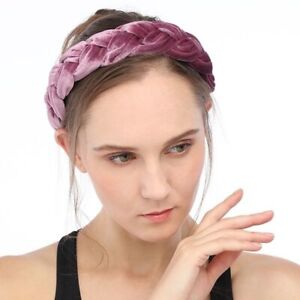 Twist Velvet Hairbands - Elegant Plastic Hoop Headbands Women Hair Accessories 1