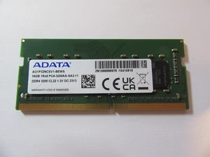 16 GB Adata 1Rx8 PC4-3200AA-SA2-11, DDR4 RAM # A01P32NCSV1 # 413 - Imagen 1 de 2