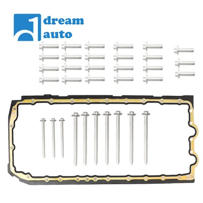 Engine Oil Pan Gasket & Bolt Kit for BMW M2 M235i M235i xDrive M3 M4 M6 - Image 1 of 4
