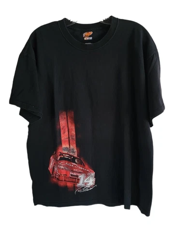 Vintage Tony Stewart Old Spice All Over Print Nascar Double Sided T Shirt XL Cover