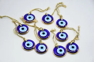Turkish Evil eye Greek Mati Nazar Amulet Protection 100% Original Handmade Glass - Bild 1 von 10