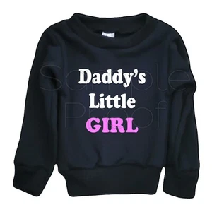 Baby Säugling Neugeborenes Sweatshirt Papa kleines Mädchen Halloween lustiger Horror - Bild 1 von 2