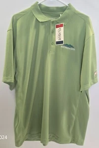 CLIQUE grün, Knopfleiste, Kragen, kurzärmeliges Poloshirt (YG1C) - Bild 1 von 12