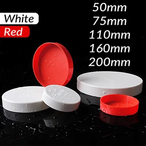 50-200mm PVC Cap End Caps Plug Blanking Water Adhesive Drain Pipe Tube Fittings - Picture 1 of 14