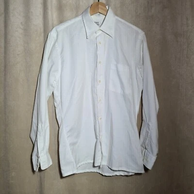Men's long  sleeve shirt size 15 1/2 32-33 color white John Henry - Image 1 of 4