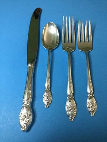 Enchanting Orchid by Westmorland Sterling Silver 4 piece Place Setting Cover
