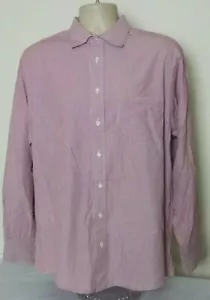 Burberrys of London Vintage Button Front Dress Shirt Stripe Size 17-35 - Picture 1 of 5