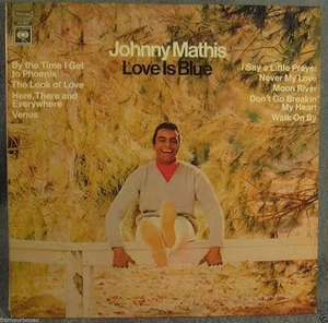 Johnny Mathis Love Is Blue 1968 Stereo Vinyl LP Record Album - Picture 1 of 4