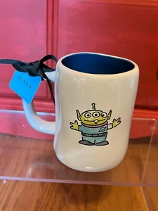 NEW Disney Rae Dunn THE CLAAAAW.. LGM Little Green Man Toy Story coffee mug NWT - Picture 1 of 9