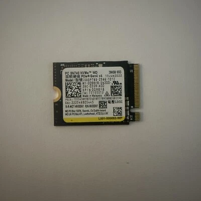 Western digital SDDPTQD-256G-1012 SN740 NVMe PCIe Gen 4x4 - Image 1 of 2