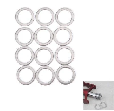 Pedal Washers Spacers for 9/16” MTB Road Bike BMX Bicycle Pedal, Stainless Steel - Image 1 of 4