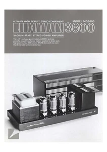 Esquema de servicio para Luxman MQ-3600 - Imagen 1 de 1