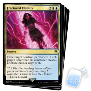 Fractured Identity X4 M/NM Magic: The Gathering MTG Universes Beyond: Doctor Who