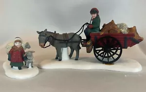 DEPARTMENT 56 HERITAGE COLLECTION DICKENS VILLAGE BRINGING FLEECES TO THE MILL - Picture 1 of 4